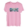 Scuba Taucher Taucherin Schwimmen Dive Diver Tauchen Ozean T-Shirt
