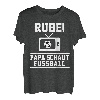 Herren Papa schaut Fussball Fussballfan Männertag Vatertagsgeschenk T-Shirt