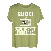 Herren Papa schaut Fussball Fussballfan Männertag Vatertagsgeschenk T-Shirt