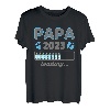 Herren Ich Werde Papa . Baby Ankündigung Papa loading 2023 T-Shirt