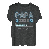 Herren Ich Werde Papa . Baby Ankündigung Papa loading 2023 T-Shirt