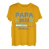 Herren Ich Werde Papa . Baby Ankündigung Papa loading 2023 T-Shirt