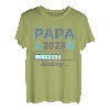Herren Ich Werde Papa . Baby Ankündigung Papa loading 2023 T-Shirt