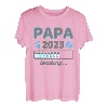 Herren Ich Werde Papa . Baby Ankündigung Papa loading 2023 T-Shirt