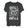 Geburtstagsgeschenk für Ihn, Ehemann, Vater, Opa, Chill und Grill T-Shirt