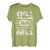 Geburtstagsgeschenk für Ihn, Ehemann, Vater, Opa, Chill und Grill T-Shirt