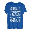 Geburtstagsgeschenk für Ihn, Ehemann, Vater, Opa, Chill und Grill T-Shirt