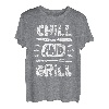 Geburtstagsgeschenk für Ihn, Ehemann, Vater, Opa, Chill und Grill T-Shirt