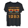 Awesome Since 1983 Retro 39. Geburtstag T-Shirt