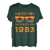 Awesome Since 1983 Retro 39. Geburtstag T-Shirt