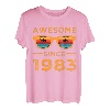 Awesome Since 1983 Retro 39. Geburtstag T-Shirt