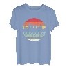 Vintage Fukuoka Skyline-Silhouette T-Shirt