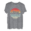 Vintage Fukuoka Skyline-Silhouette T-Shirt