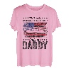Herren My Favorite Harmonica Buddy Calls Me Daddy US-Flagge Mundharmonika T-Shirt