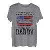 Herren My Favorite Harmonica Buddy Calls Me Daddy US-Flagge Mundharmonika T-Shirt