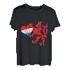 Luxemburger Wappen Von Luxemburg Herz Roter Löwe T-Shirt