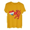 Luxemburger Wappen Von Luxemburg Herz Roter Löwe T-Shirt