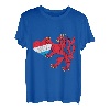 Luxemburger Wappen Von Luxemburg Herz Roter Löwe T-Shirt