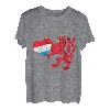 Luxemburger Wappen Von Luxemburg Herz Roter Löwe T-Shirt
