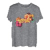 Fasching & Karneval - Hippie Kostüm Flower Power Make Love T-Shirt