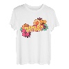 Fasching & Karneval - Hippie Kostüm Flower Power Make Love T-Shirt