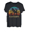 Papa Dinosaurier T Rex Papasaurus 2 Kinder Familie Matching T-Shirt