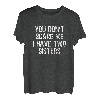 You Don't Scare Me I Have Two 2 Sisters Geschenk Weihnachten T-Shirt