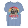 Mops Mama Liebe Hundehalterin Frauchen Geschenkidee T-Shirt