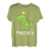 Weihnachten Deko Christmas Dinosaurier Tree Rex T-Rex Pyjama T-Shirt