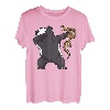 Dabbing Honigdachs Schlange Kampf Furchtlos Geschenk T-Shirt