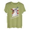 Dänemark Motiv mit Möwe und Leuchtturm Dänemark T-Shirt