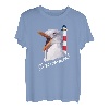 Dänemark Motiv mit Möwe und Leuchtturm Dänemark T-Shirt