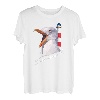 Dänemark Motiv mit Möwe und Leuchtturm Dänemark T-Shirt