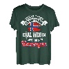 Norwegen Sprüche Angler Flagge Karpfen Geschenk T-Shirt