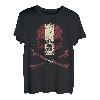 Schädel Lettland Flagge Skull Crossbones Skelett T-Shirt