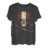 Schädel Lettland Flagge Skull Crossbones Skelett T-Shirt