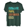 Herren Lokführer Papa Vater Vatertag Zugführer Eisenbahn Bahn Zug T-Shirt