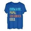 Herren Lokführer Papa Vater Vatertag Zugführer Eisenbahn Bahn Zug T-Shirt