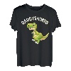 Herren Daddysaurus Vater Sohn oder Tochter Partnerlook T-Shirt