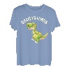 Herren Daddysaurus Vater Sohn oder Tochter Partnerlook T-Shirt