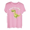 Herren Daddysaurus Vater Sohn oder Tochter Partnerlook T-Shirt