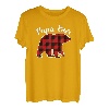 Papa Bär Weihnachtsoutfit Partnerlook Geschenk Weihnachten T-Shirt