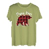 Papa Bär Weihnachtsoutfit Partnerlook Geschenk Weihnachten T-Shirt