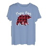 Papa Bär Weihnachtsoutfit Partnerlook Geschenk Weihnachten T-Shirt