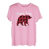 Papa Bär Weihnachtsoutfit Partnerlook Geschenk Weihnachten T-Shirt