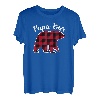 Papa Bär Weihnachtsoutfit Partnerlook Geschenk Weihnachten T-Shirt