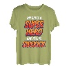 Kids My Dad Is My Superhero Shirt Jungen Mädchen Superheld T-Shirt
