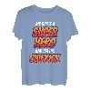 Kids My Dad Is My Superhero Shirt Jungen Mädchen Superheld T-Shirt