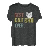 Vintage Best Cat bro Ever T-Shirt Bruder Geburtstag Gitf Shirt T-Shirt