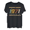 Classic 1971 Original Vintage Birthday Est 1971 Edition T-Shirt